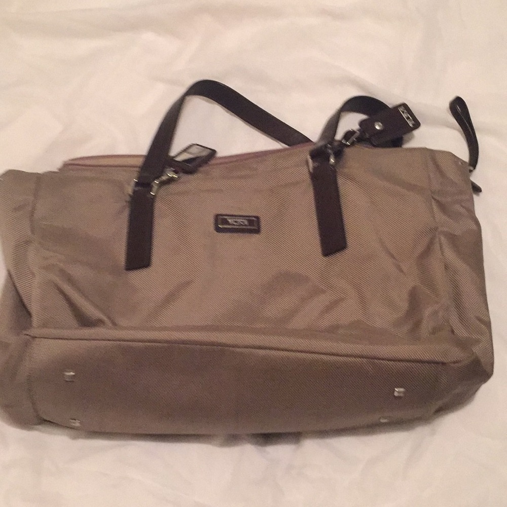 Like New Beige Tumi Laptop Bag